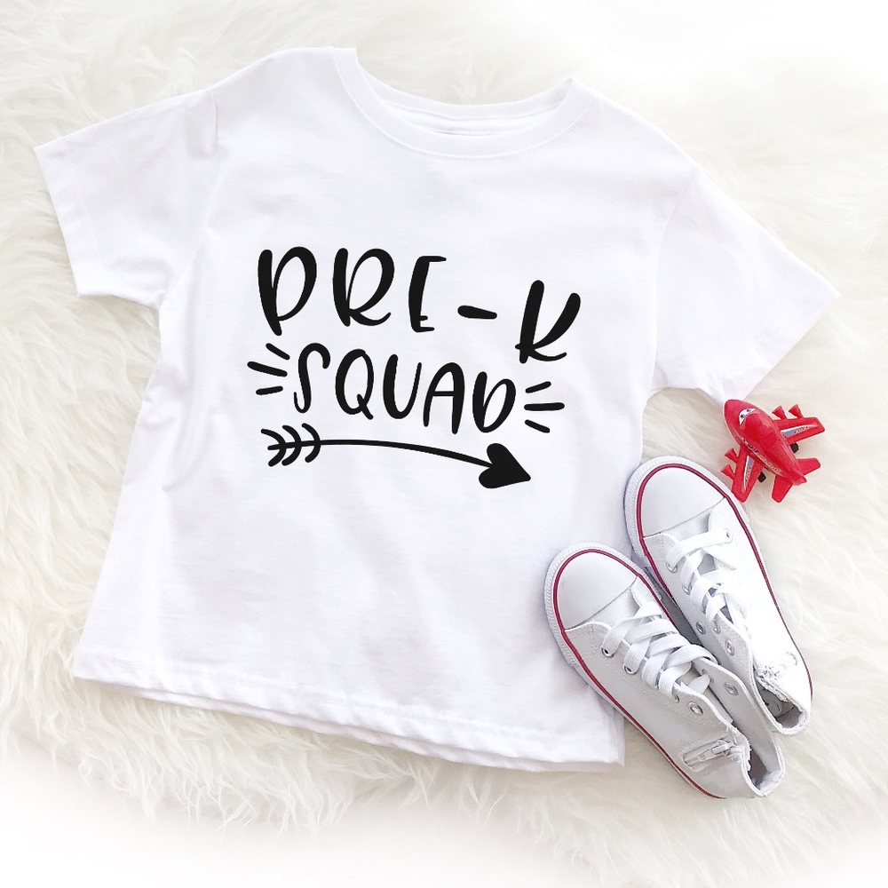 Pre-K Squad Preschool First Day Kids Unisex Tee